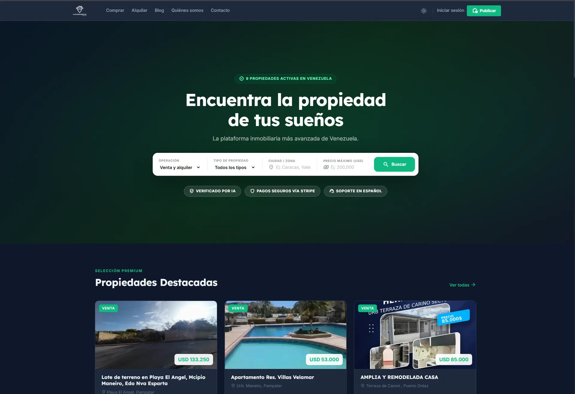 Todo inmuebles venezuela