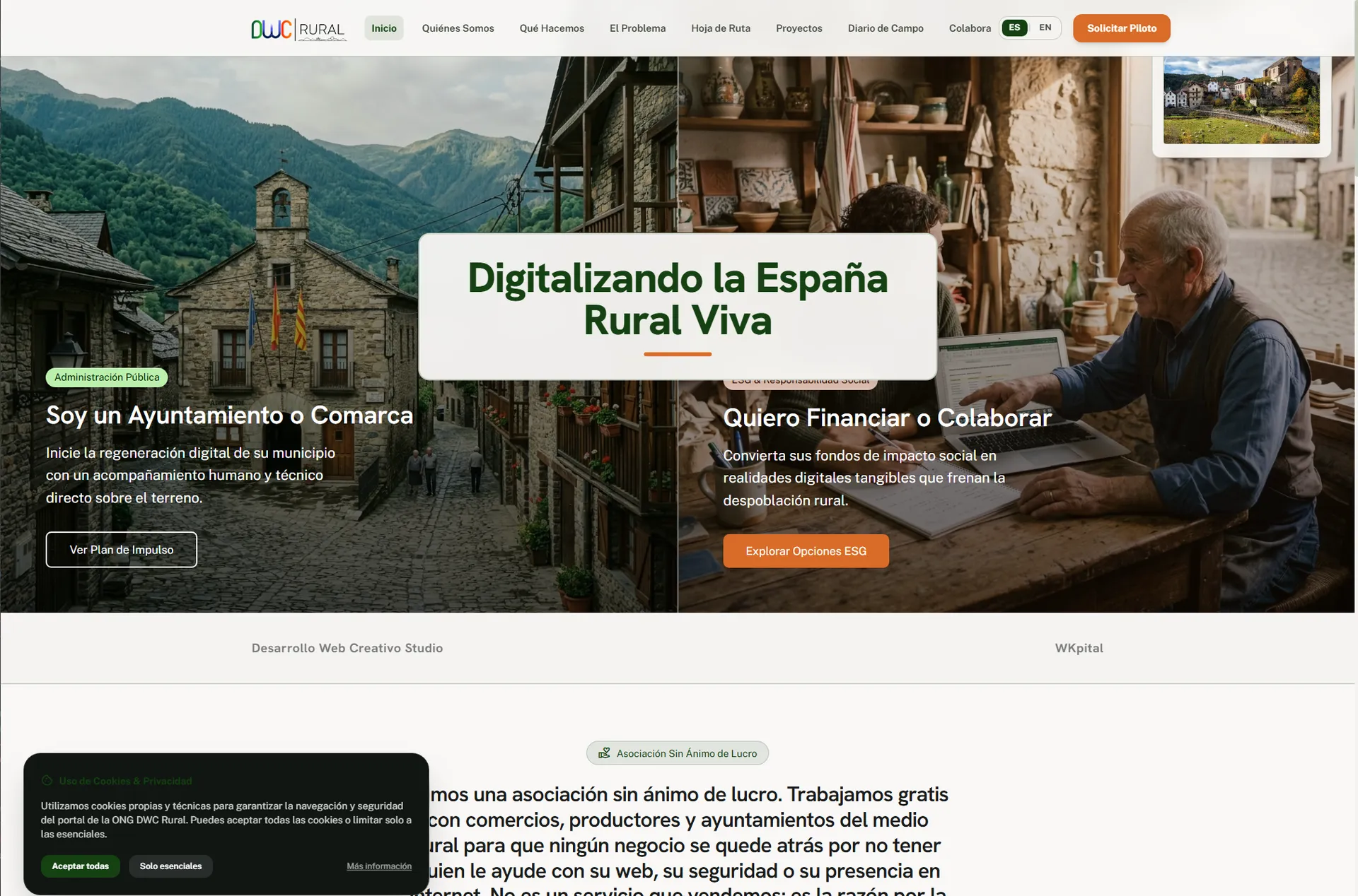 Desarrollo Web Creativo Rural